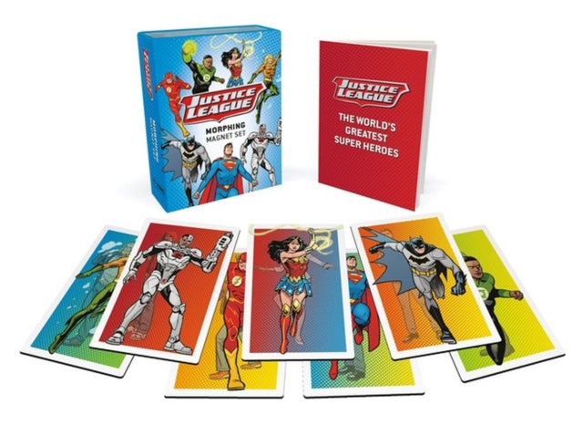 Justice League Morphing Magnet Set Set of 7 Lenticular Magnets Rp Minis