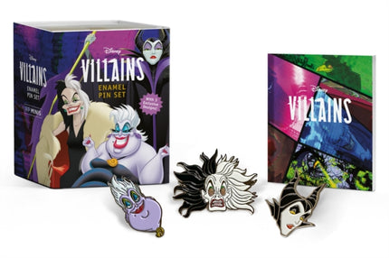 Disney Villains Enamel Pin Set Rp Minis