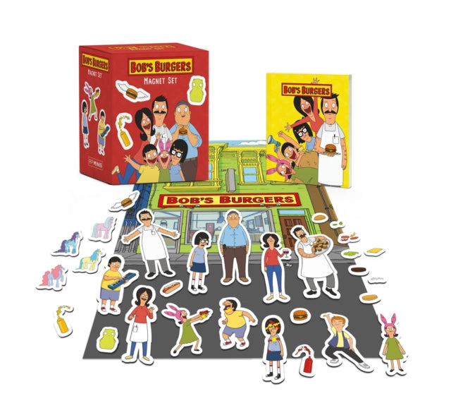 Bobs Burgers Magnet Set with Book