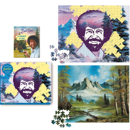 Bob Ross 2in1 Double Sided 500Piece Puzzle