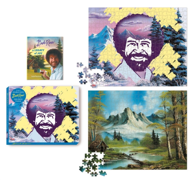 Bob Ross 2in1 Double Sided 500Piece Puzzle