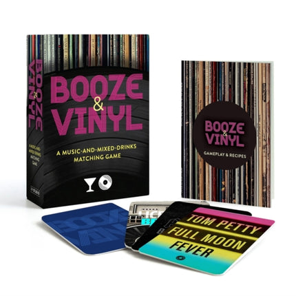 Booze  Vinyl A MusicandMixedDrinks Matching Game