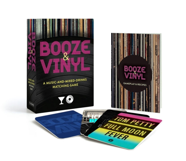 Booze  Vinyl A MusicandMixedDrinks Matching Game