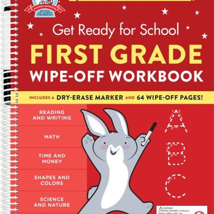 Get Ready for School: First Grade Wipe-Off Workbook