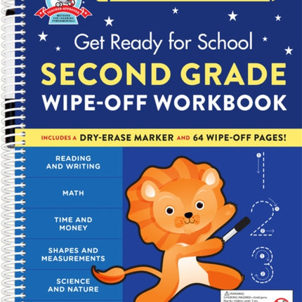 Get Ready for School: Second Grade Wipe-Off Workbook