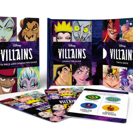 Disney Villains Trivia Deck and Character Guide