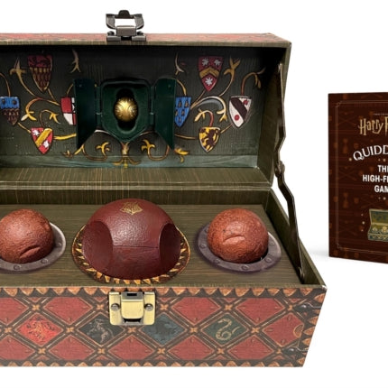 Harry Potter Collectible Quidditch Set Includes Removeable Golden Snitch