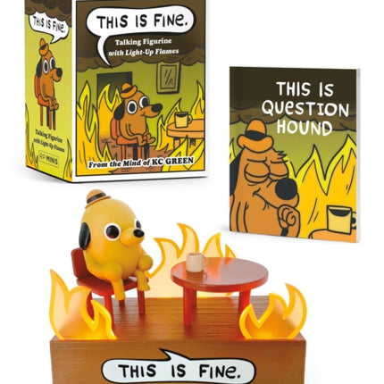 This Is Fine Talking Figurine