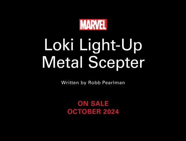 MARVEL LOKI LIGHT UP METAL SCEPTER