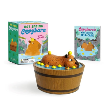 Hot Spring Capybara Figurine