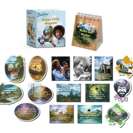 Bob Ross Happy Little Magnets Rp Minis