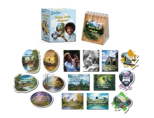 Bob Ross Happy Little Magnets Rp Minis