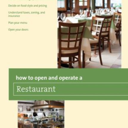 How to Open and Operate a Restaurant