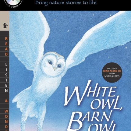 White Owl, Barn Owl with Audio, Peggable: Read, Listen, & Wonder