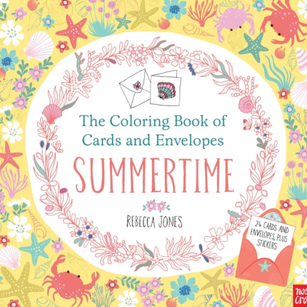 The Coloring Book of Cards and Envelopes: Summertime