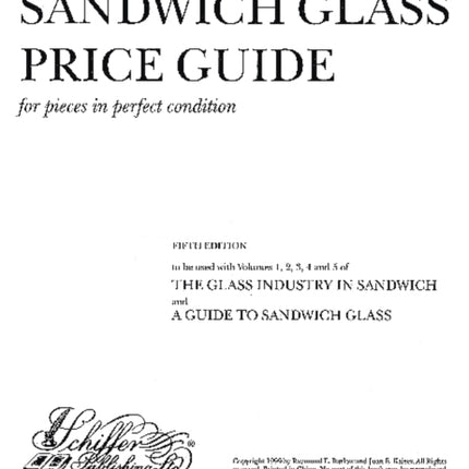 The Glass Industry In Sandwich: Price Guide