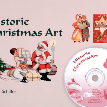 Historic Christmas Art: Santa, Angels, Poinsettia, Holly, Nativity, Children, and More