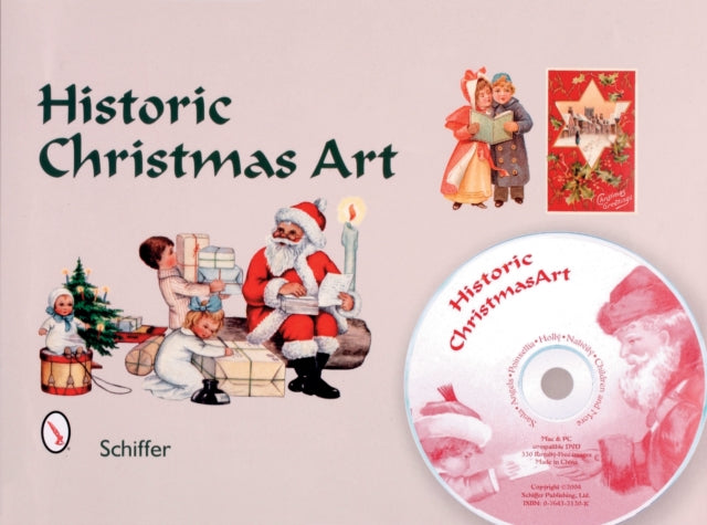 Historic Christmas Art: Santa, Angels, Poinsettia, Holly, Nativity, Children, and More