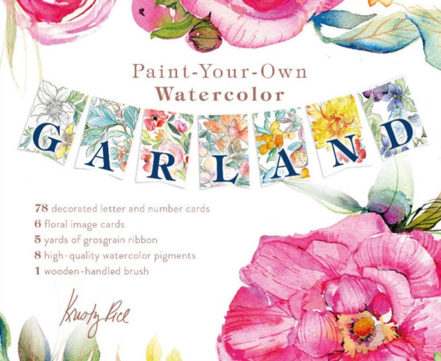 PaintYourOwn Watercolor Garland