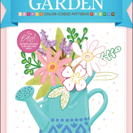 ColorMaps: Garden: Color-Coded Patterns Adult Coloring Book