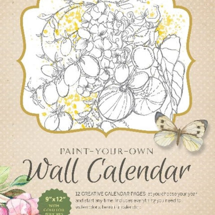 PaintYourOwn Wall Calendar