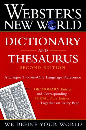 Webster's New World Dictionary And Thesaurus, 2nd Edition (P