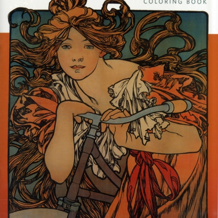 Alphonse Mucha Colouring Book