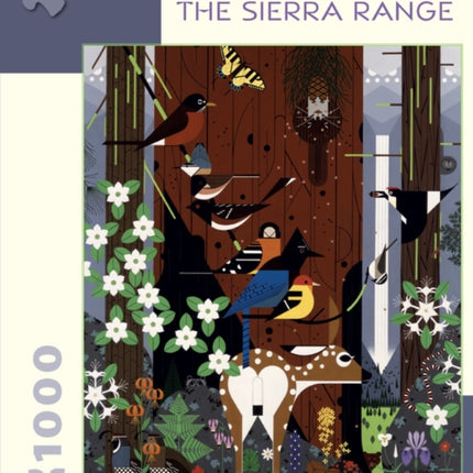 Charley Harper  the Sierra Range 1000 Piece Puzzle Pomegranate Artpiece Puzzle