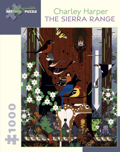 Charley Harper  the Sierra Range 1000 Piece Puzzle Pomegranate Artpiece Puzzle