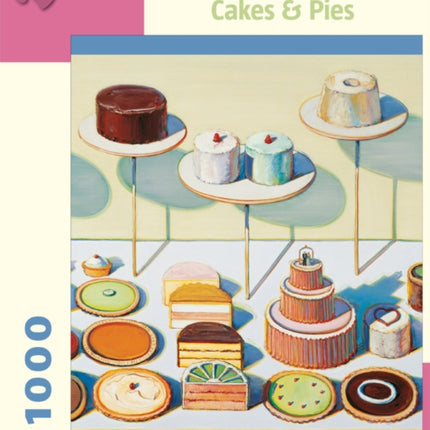 Wayne Thiebaud Cakes  Pies 1000Piece Jigsaw Puzzle