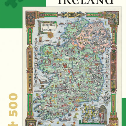 STORY MAP OF IRELAND 500 PIECE JIGSAW