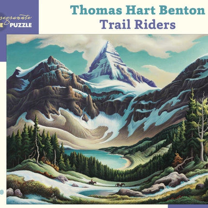 Thomas Hart Benton Trail Riders 1000Piece Jigsaw