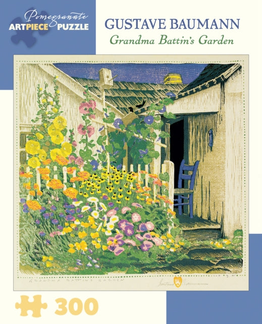 Gustave Baumann Grandma Battins Garden 300Piece Jigsaw