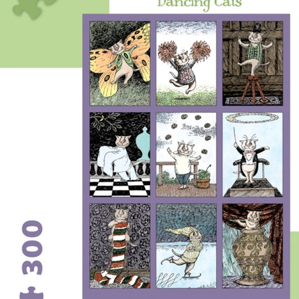 Edward Gorey Dancing Cats 300Piece Jigsaw Puzzle