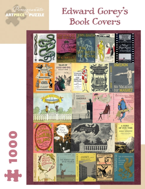 Edward Gorey Book Covers 1000Piece Jigsaw Puzzle