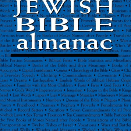 The Jewish Bible Almanac