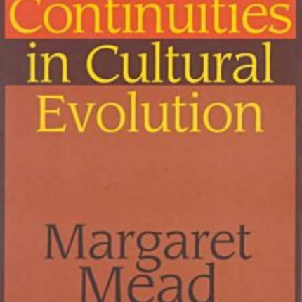 Continuities in Cultural Evolution