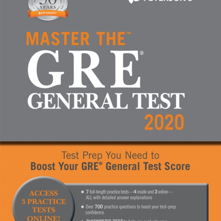 Master the GRE General Test 2020