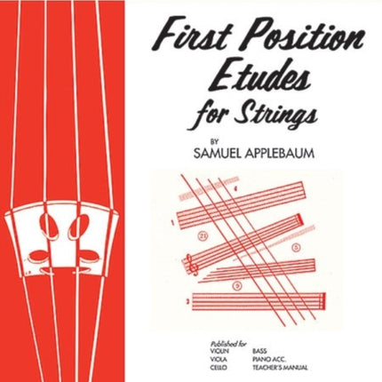 First Position Etudes for Strings Violin Belwin Course for Strings