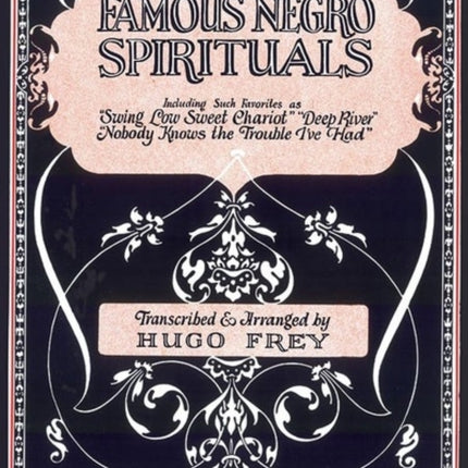 Famous Negro Spirituals PianoVocalChords