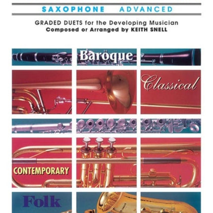 Belwin Master Duets Saxophone Advanced Volume 1