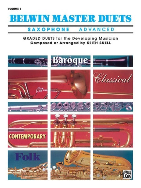 Belwin Master Duets Saxophone Advanced Volume 1