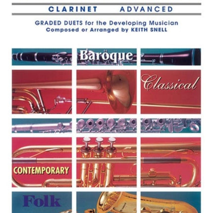 Belwin Master Duets Clarinet Advanced Volume 1