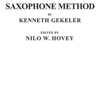 Belwin Saxophone Method Book II