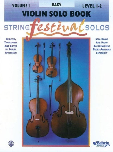 String Festival Solos Volume I Violin Solo 1