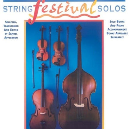 String Festival Solos Volume I Double Bass Solo 1