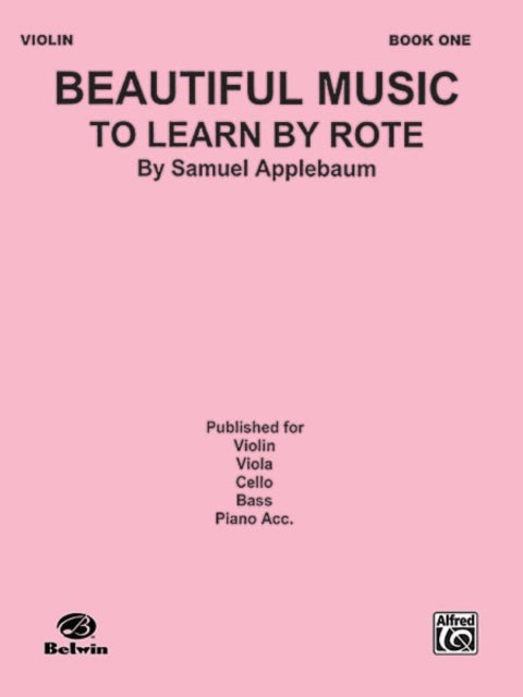 Beautiful Music to Learn by Rote Book I Violin