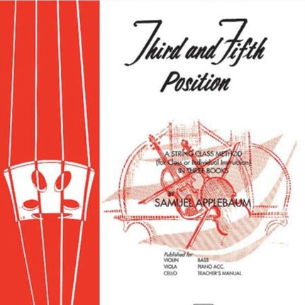 3rd and 5th Position Stringbuilder A String Class Method for Class or Individual Instruction  Violin Belwin Course for Strings