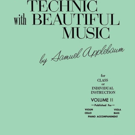 Building Technic with Beautiful Music Book II Cello