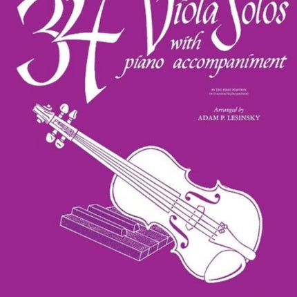 34 Viola Solos With Piano Acc